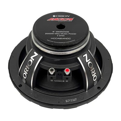 Orion HCCA854NDC 8'' 500W RMS Neodymium Midrange Speakers (Pair)