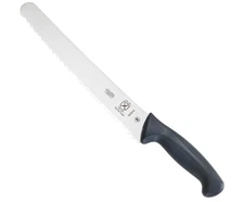 Mercer Culinary M23210 Millennia Black Handle, 10-Inch Wide Wavy Edge, Bread