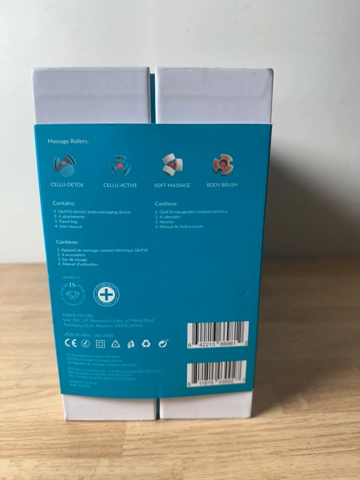 MÁQUINA DE MASAJE ANTICELULÍTICO GLO 910 CON FOTOTERAPIA EXFOLIACIÓN DRENAJE ¡NUEVA! Foto 4 de 4