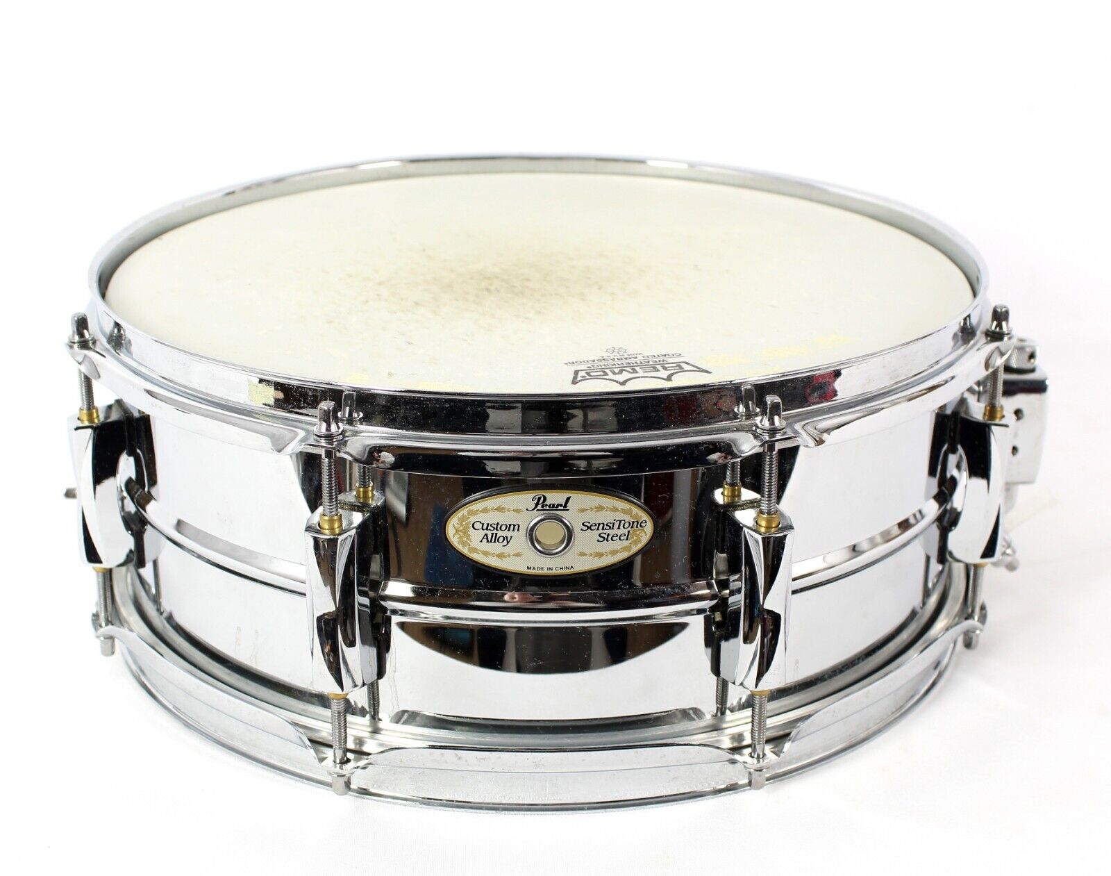 Pearl Custom Alloy Sensitone 14 x 5 Steel Snare Drum