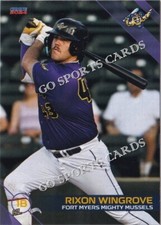 2024 Fort Myers Mighty Mussels Rixon Wingrove RC Rookie Twins AUS Minor Baseball