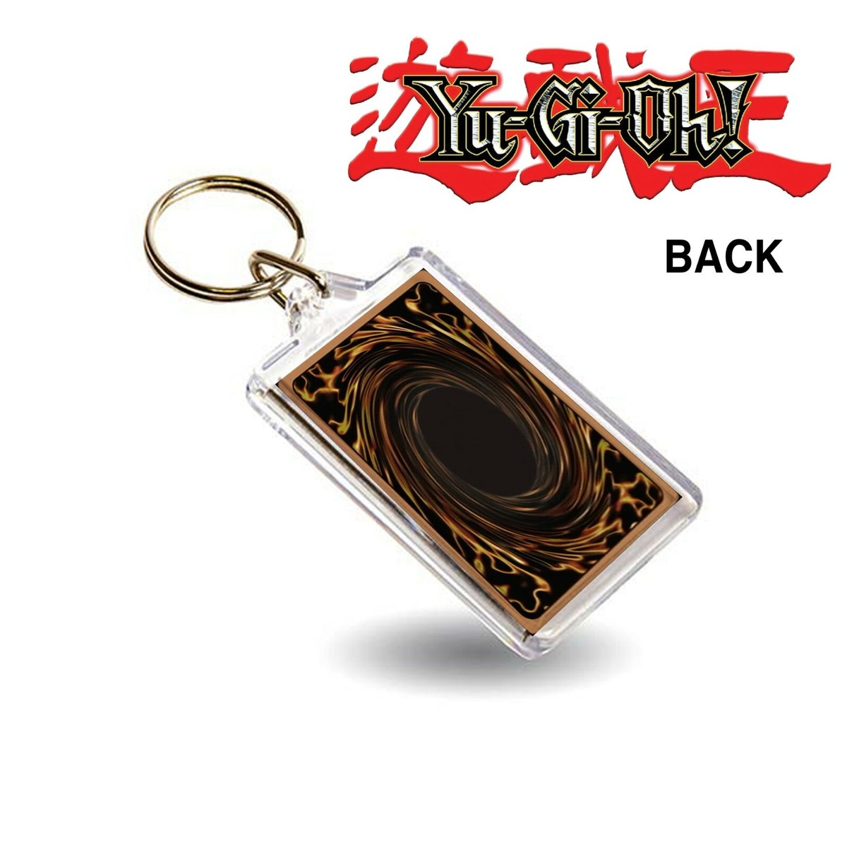 Yu Gi Oh! Ultimate Blue Eyes White Dragon Card Inspired Keyring
