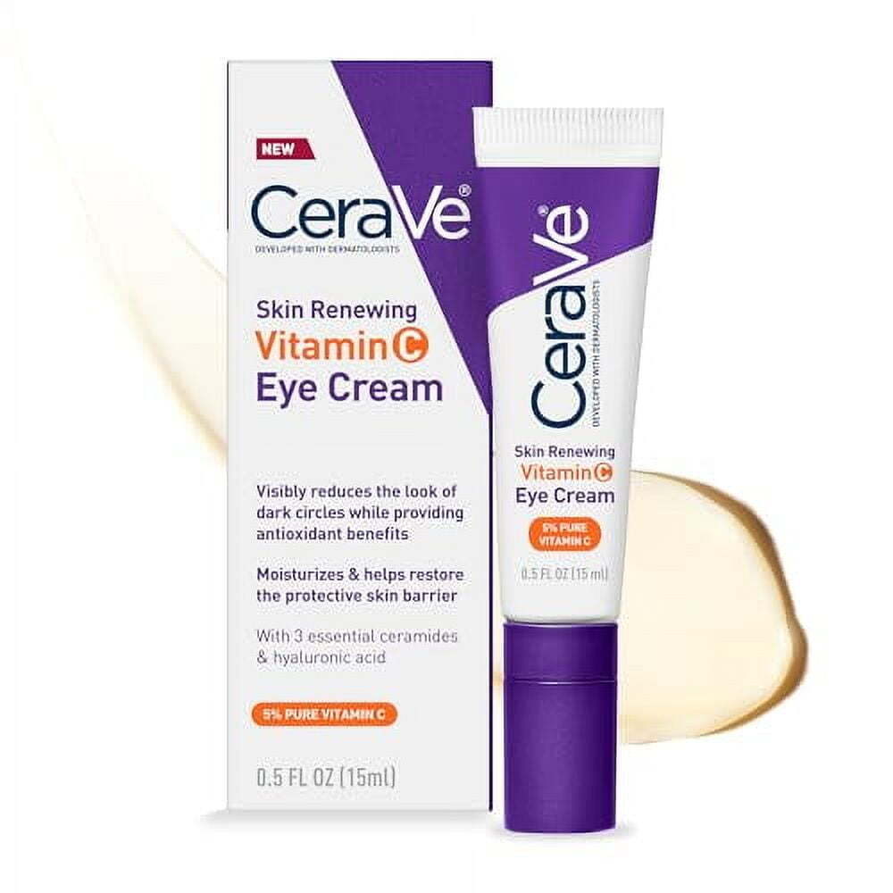 CeraVe Vitamin C Eye Cream for Dark Circles & Puffiness 0.5oz