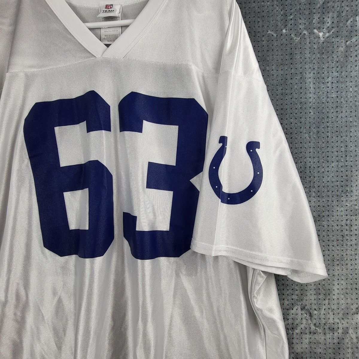 Indianapolis Colts Jeff Saturday #63 NFL Team Apparel Jersey Size