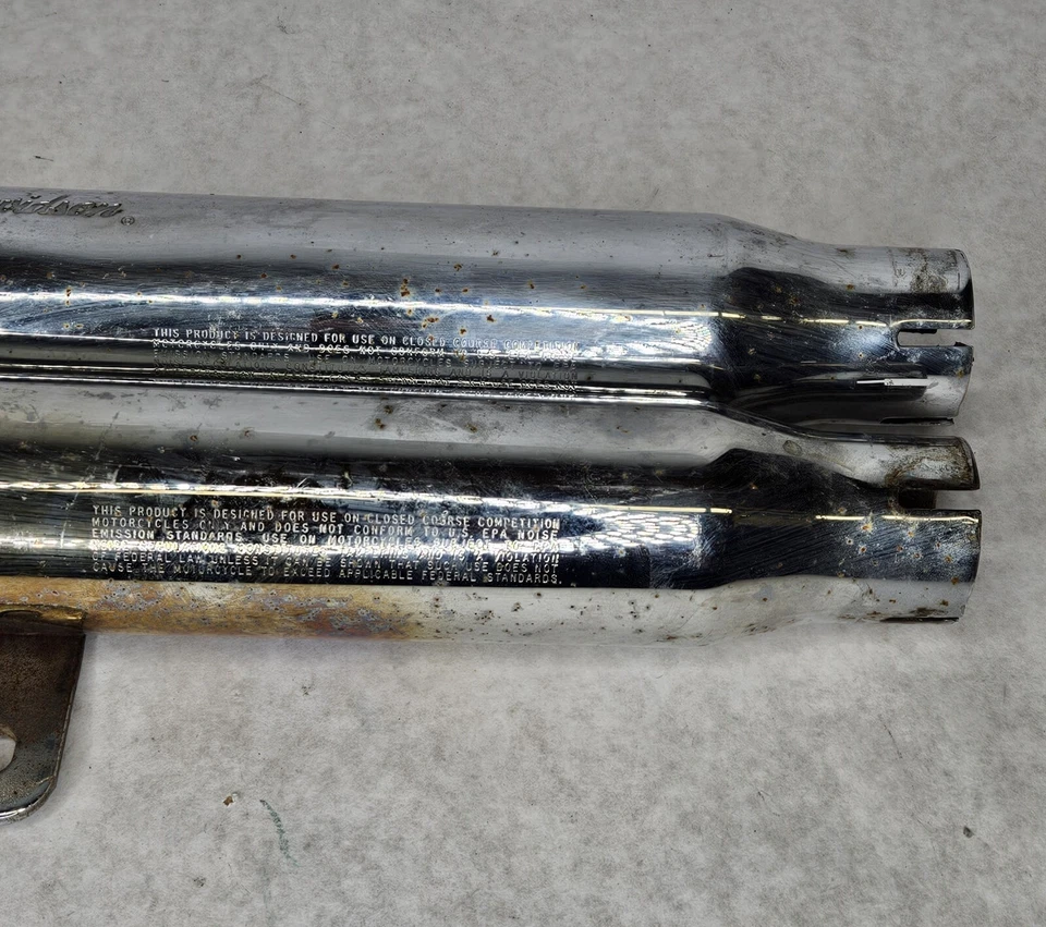 Par de tubos silenciadores de escape deslizables Harley Screamin Eagle 80029-95 Foto 2 de 4
