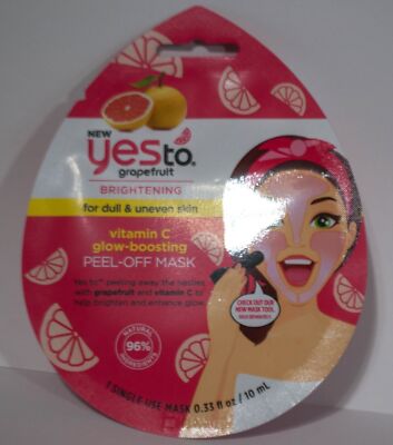 Multi Lot Yes to Grapefruit Peel-Off, Mud, Paper or Bubbling Paper Masks Pick 1