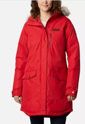 NWT Columbia -Women Suttle Mountain Long Synthetic Down Parka XL 