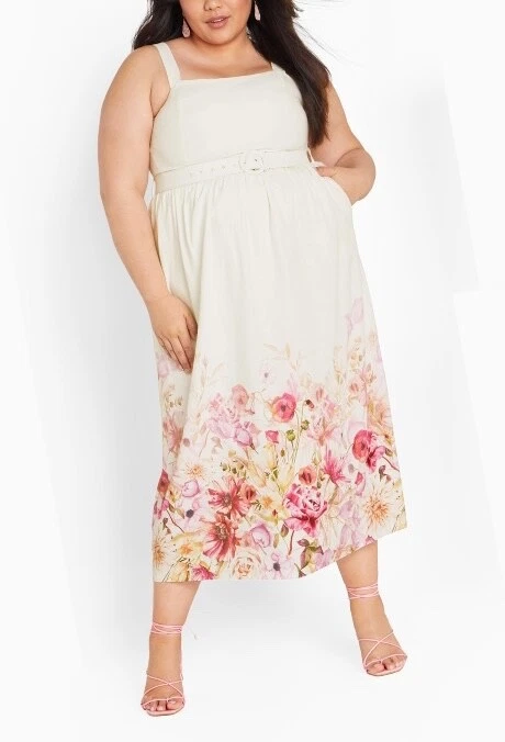Linen Plus Size Dresses for Women for sale | Shop with Afterpay | eBay  Australia