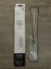Mainstays Over-the-Door Hooks for a Mirror DOES NOT INCLUDE MIRROR Black