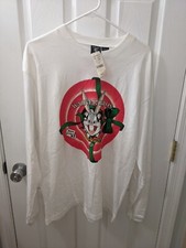 Vtg 90s Looney Tunes Mens medium Bugs Bunny Happy Holidays Long Sleeve T-Shirt