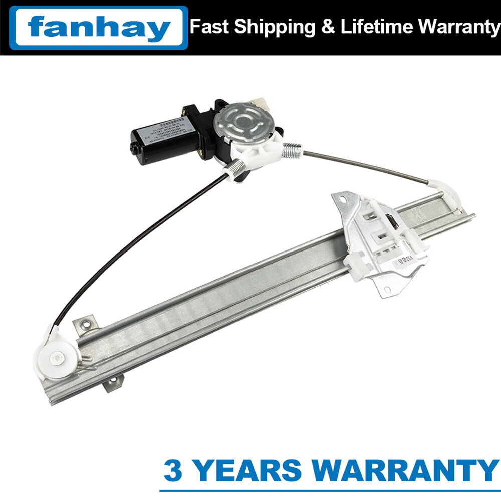 Pair Of Power Window Regulators With Motor For Mitsubishi Montero 1992-2000 Rear Left & Right - View #2
