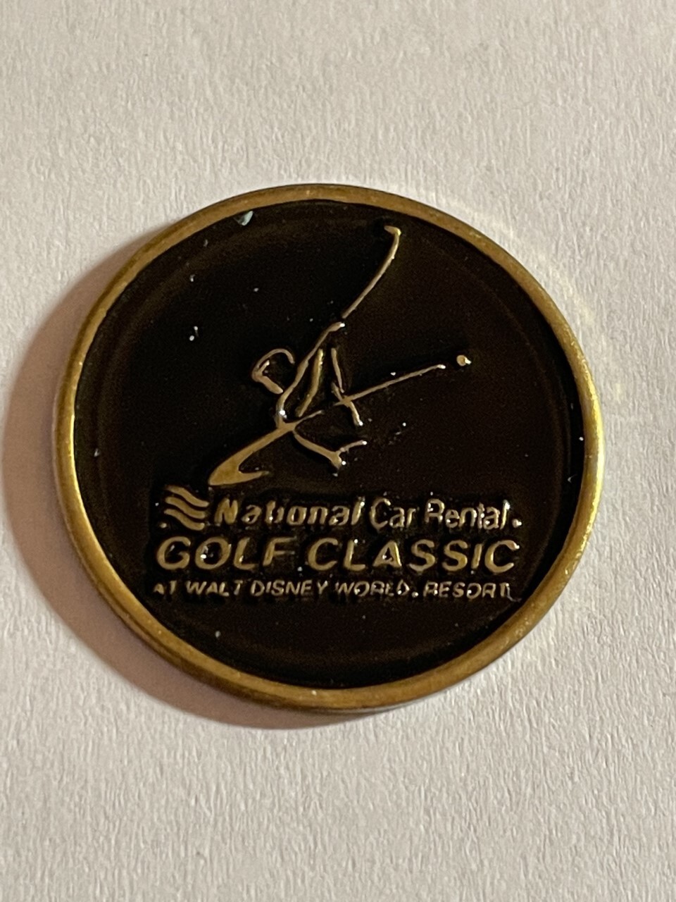 National Car Rental Golf Classic 1" Coin Golf Marker Walt Disney