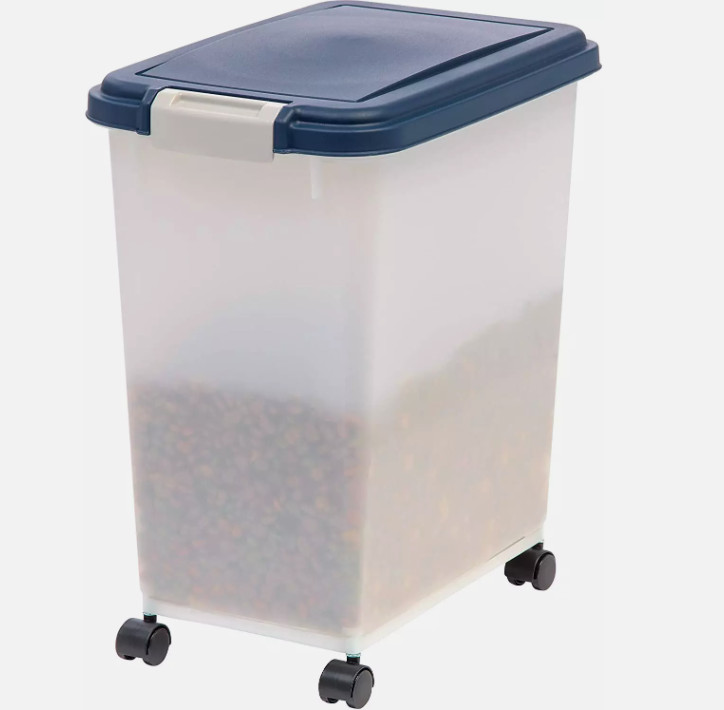 Storage Container Large Dry Bin For Dog Cat Bird Bpa Free Wheels