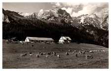 postcard Knuckeslpass Helvetia Switzerland RPPC 8304