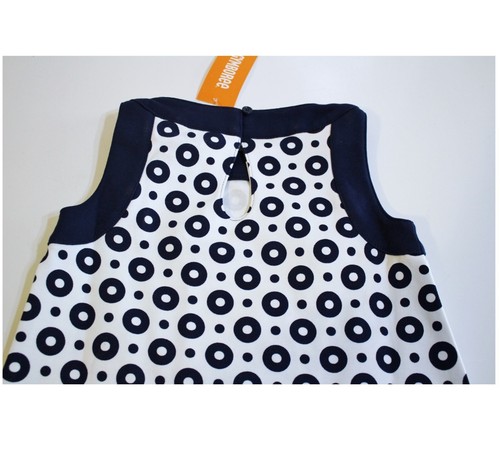 Gymboree Girl's Sleeveless Dress Youth Size 5 5T Navy Blue White - Picture 7 of 15