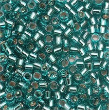 Miyuki Delica Seed Beads Size 11/0 Silver Lined Carribean Teal 7.2 Grams DB1208