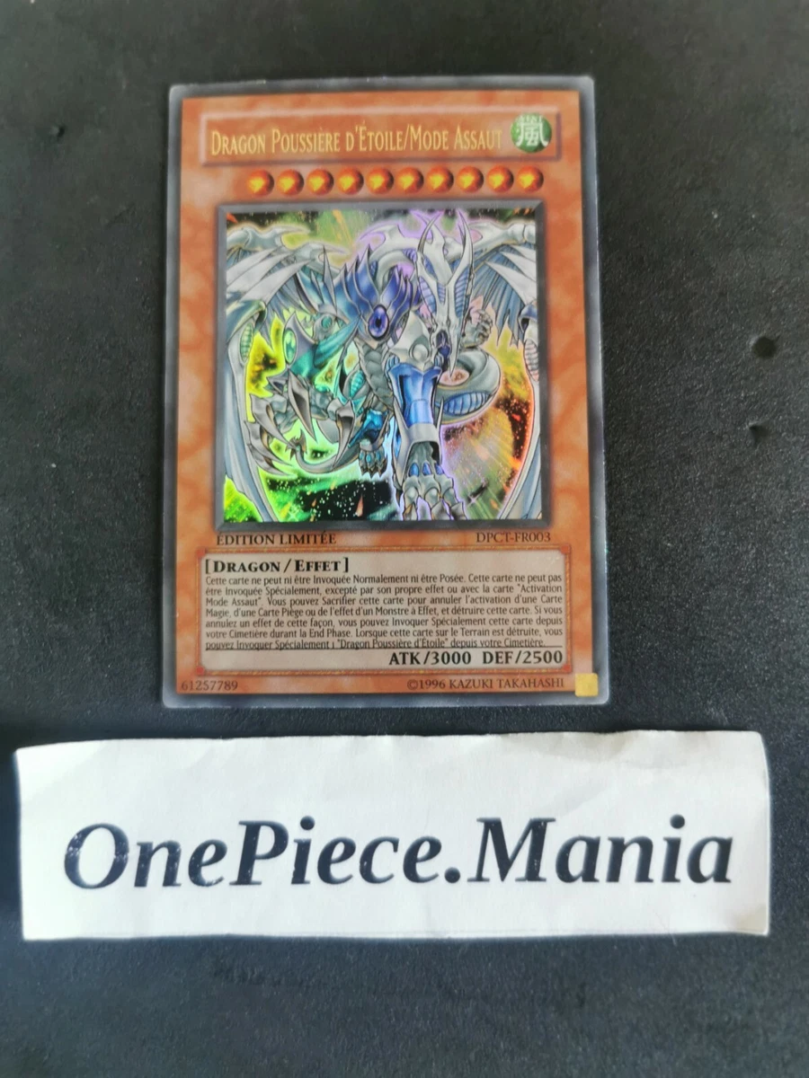 Carte Yu Gi Oh Dragon Poussière D étoile Mode Assaut Yu-Gi-Oh! Dragon Poussière D'Étoile/Mode Assaut DPCT-FR003 Ultra Rare | eBay