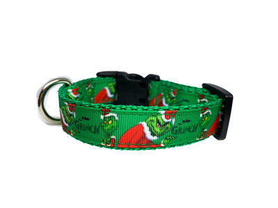 grinch dog collar