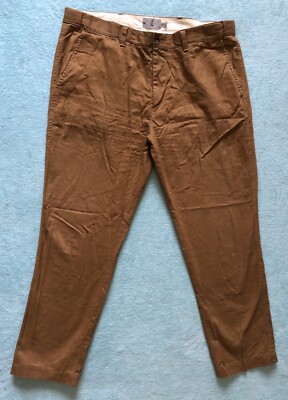 M&S Slim Fit Chinohose Camel W38 L29
