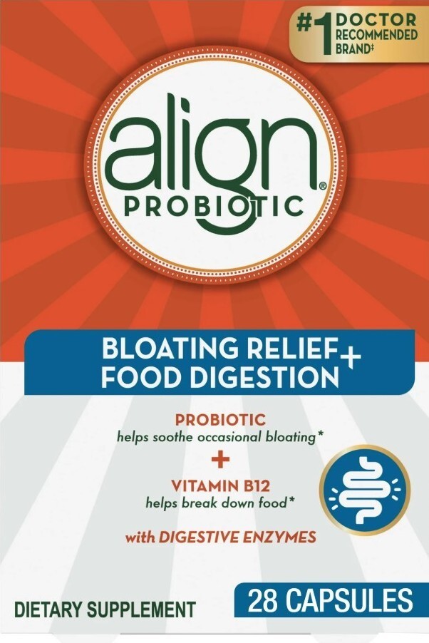 2 X ALIGN - BLOATING RELIEF + FOOD DIGESTION - 28 X 2 = 56 CAPSULES -EXP 12/2025