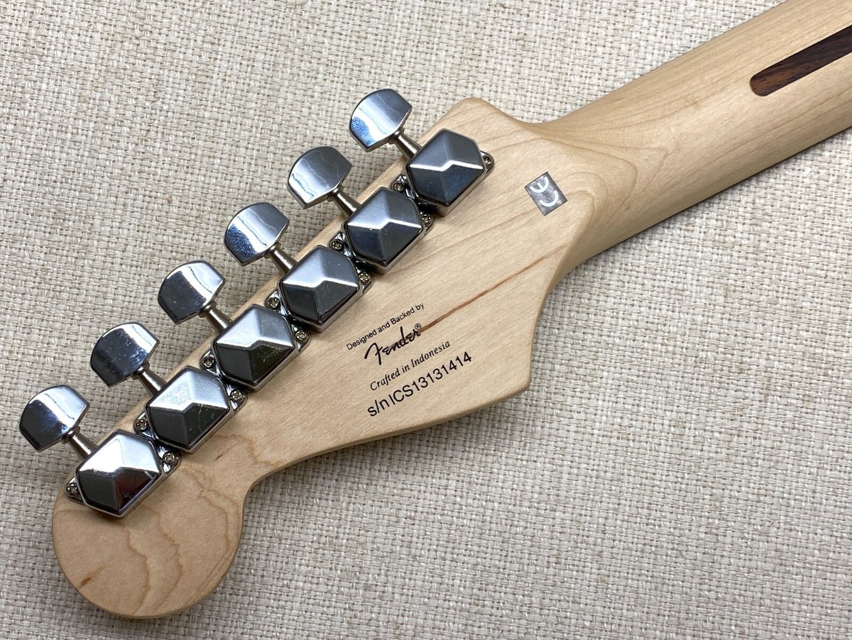 Fender Squier Strat ROSEWOOD on Maple NECK w/ TUNING KEYS