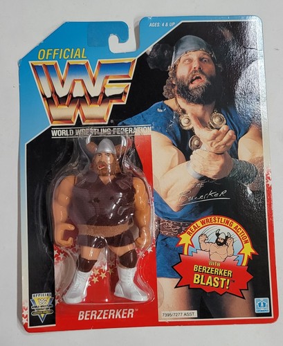 WWF WWE HASBRO BERZERKER MOC MINT 1992 RARE Series...