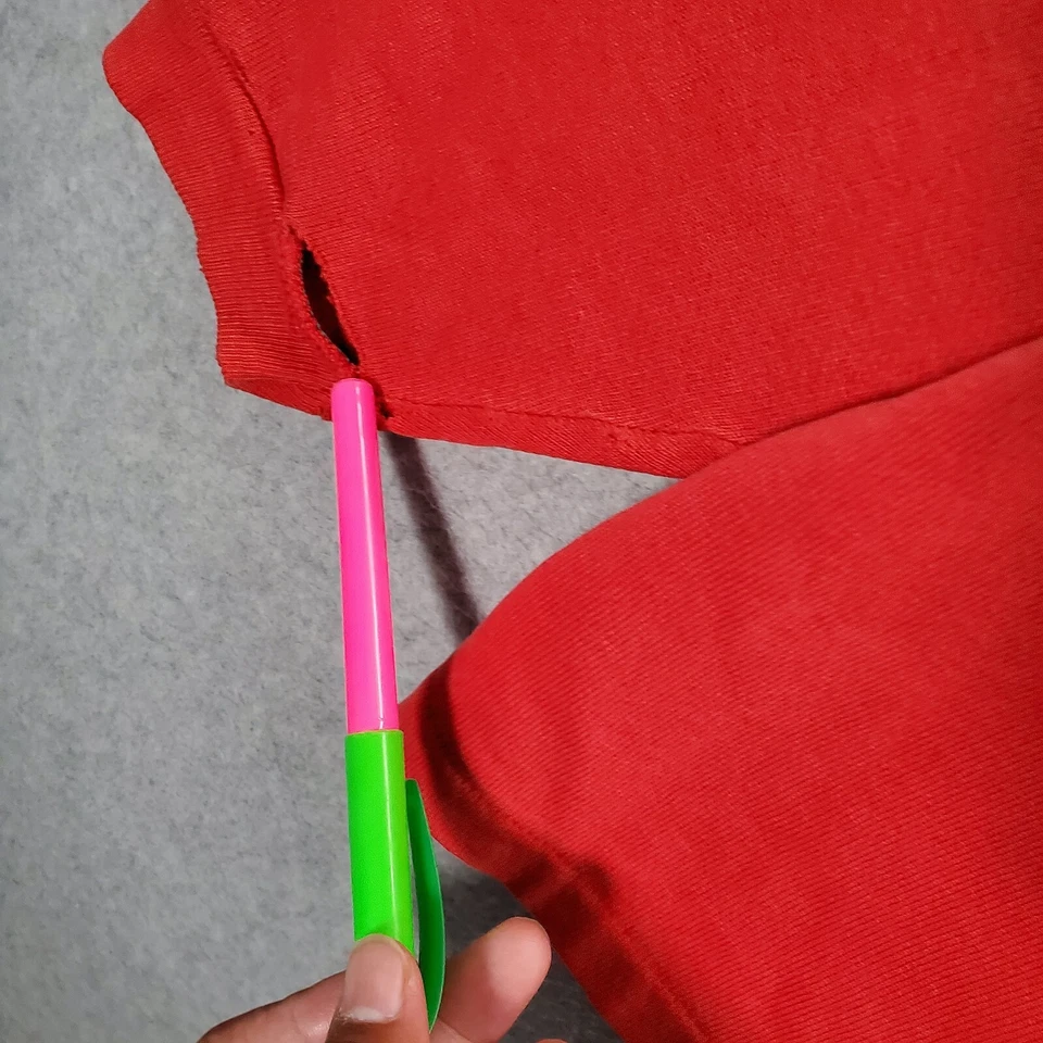 Suéter DE COLECCIÓN Guess By Georges Marciano Mujer OS Rojo Logo Gráfico Años 80 EE. UU. LEER Foto 2 de 4