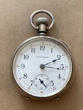Waltham Antique Openface Pocket Watch 15 Jewels GRADE 81