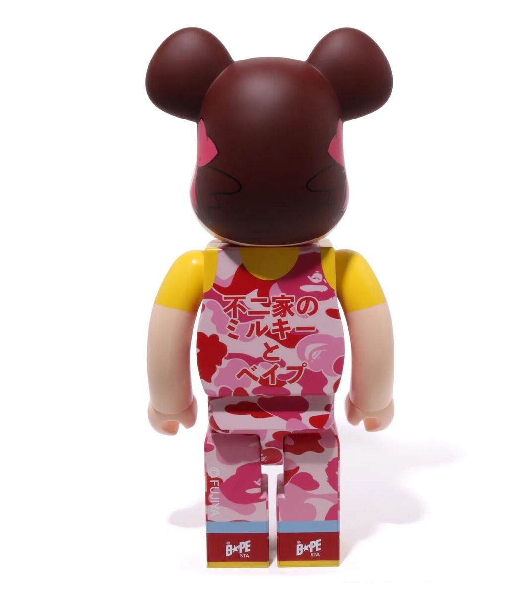 A BATHING APE BAPE x FUJIYA ABC CAMO PEKO BE@RBRICK 1000 A BATHING APE BAPE x FUJIYA ABC CAMO PEKO BE@RBRICK 1000