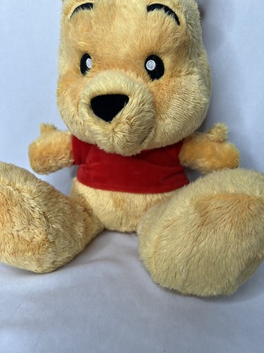 Disney Parks Big Feet Winnie the Pooh 10" Plush Embroidered Eyes Soft Stuffed - Picture 3 of 11