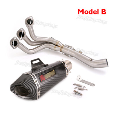 For Yamaha MT09 FZ09 XSR900 Full System Exhaust Front Pipe Connect