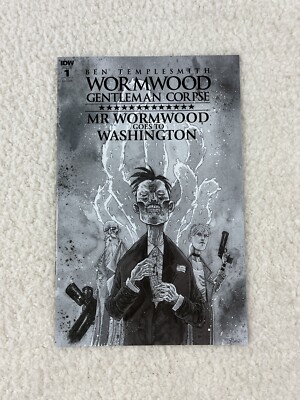 Gentleman Corpse Mr. Wormwood goes to Washington #1 1:10 Variant IDW Comics NM