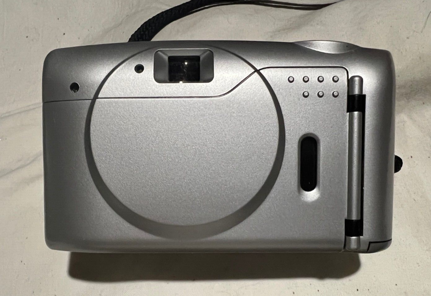 Pentax IQ Zoom 60S 35mm Point & Shoot Film Camera w/Case & Manual Open