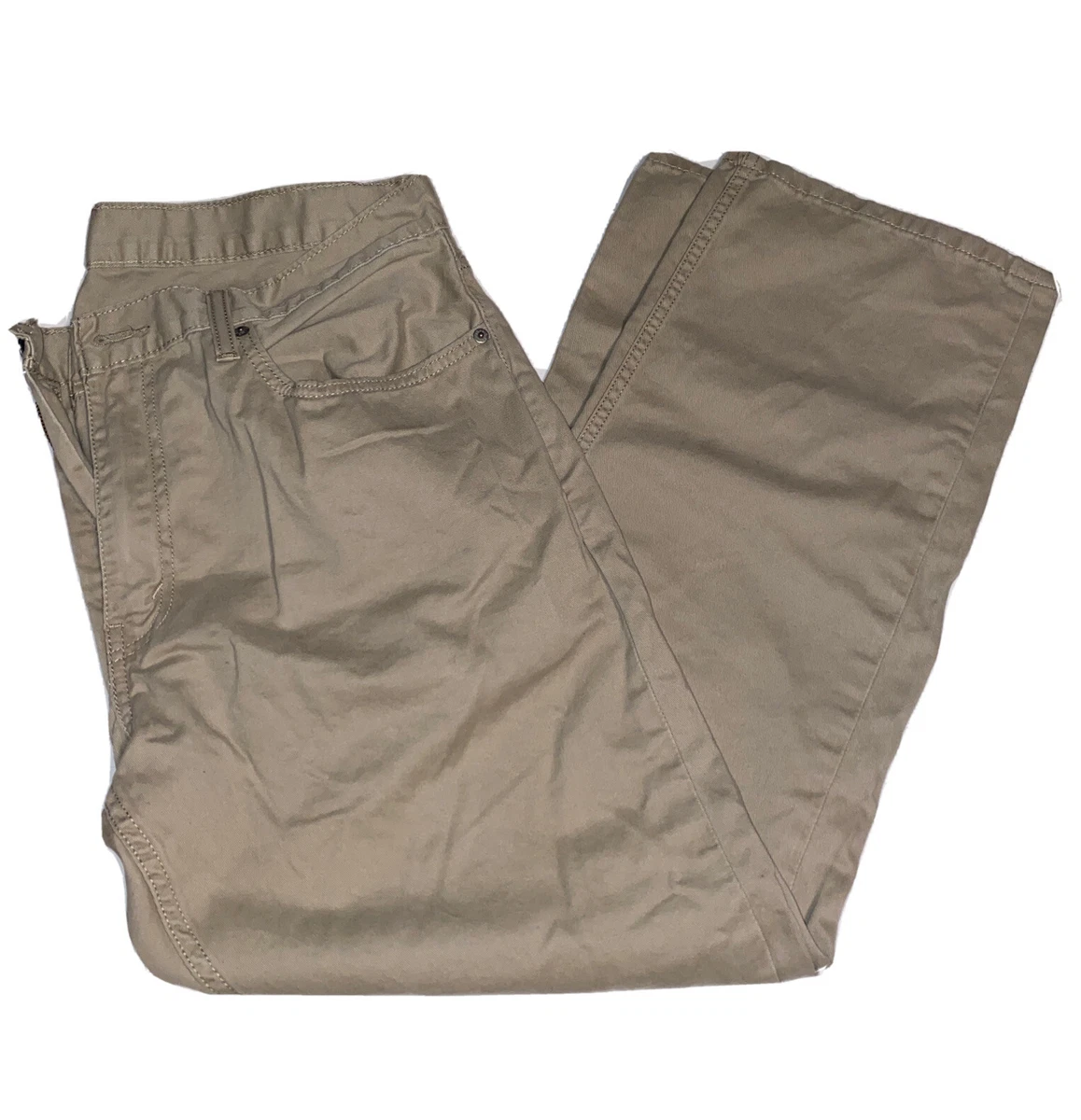 Authentic Louis Vuitton Beige Women's Khaki Pants Size 36