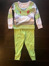 Disney Buzz Lightyear Toy Story Pajamas Sleepwear Costume Cotton 2T Toddler