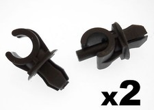 2 x VW Kunststoff schwarz Haubenstütze Halter Clips- Klemme zum von Motorhaube