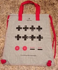 8bitdo Drawstring Bag Gamepad Design Gray Red E3 2019 Swag Gaming Accessories