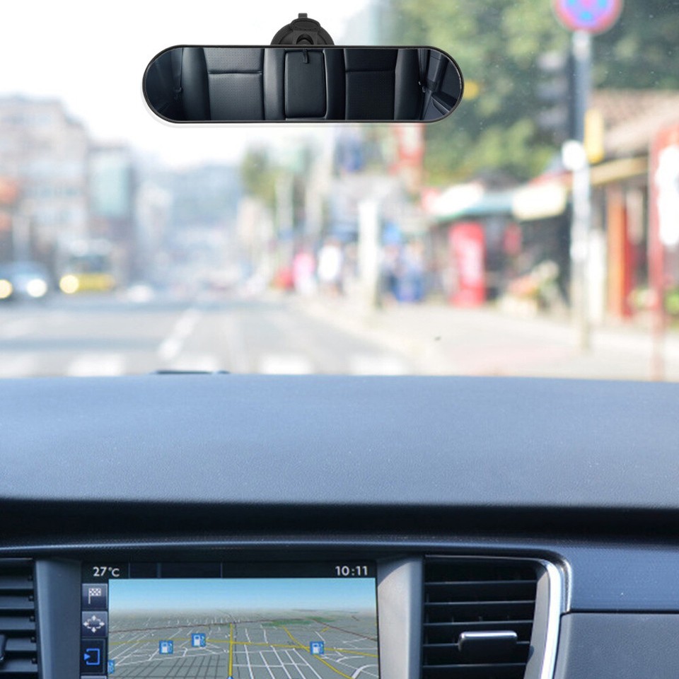 Suction Cup Vehicle Mirror Car Interior Rearview Mirror Universal Auto
