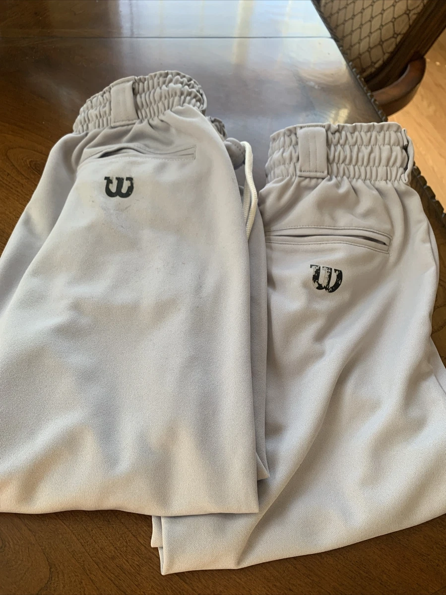 Pantalon De Baseball Wilson Pour Jeune - Taille XS, Gris, Unisexe, état Très Bon