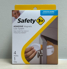 Safety 1st Adhesive Magnetic Lock System, 4 Locks 1 Key