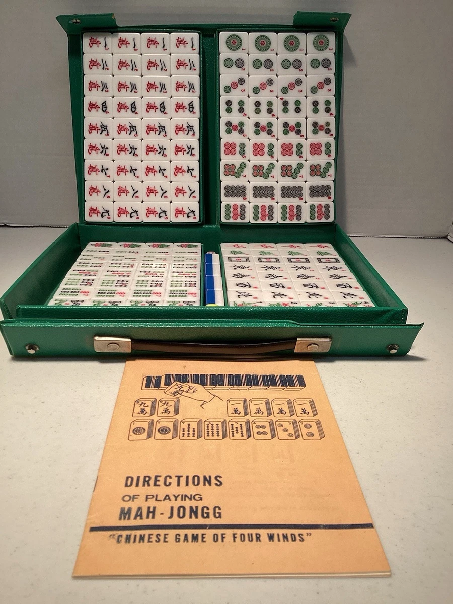 Mah Jong 1960 Vintage Manufacture Board & Traditional Games for