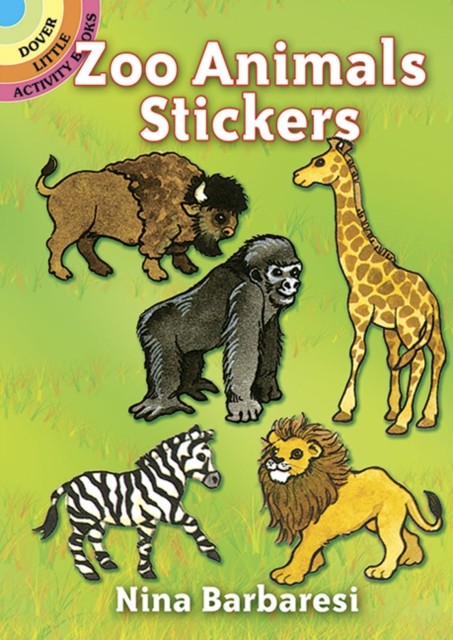 Zoo Animals Stickers by Nina Barbaresi (Paperback Book)