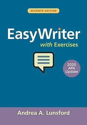 EasyWriter with Exercises, - Spiral-bound, by Lunsford Andrea A. - Very Good