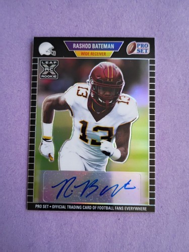 2021 Leaf X - Rashod Bateman - Auto, Rc. #'/30