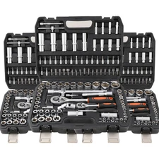108pcs Advanced Precision Steel Hand Tool Set – Portable Case, Ratchet Wrench, S