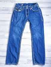 True Religion Men Billy Super T Denim W34 Limited Edition Rare Double Big Stitch