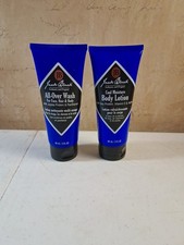 Jack Black All Over Body Wash And Cool Moisture Body Lotion Set 3 Oz Each NEW