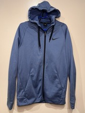 Nike Men  s Dri-fit Zip Up Hoodie Size M Diffused Blue