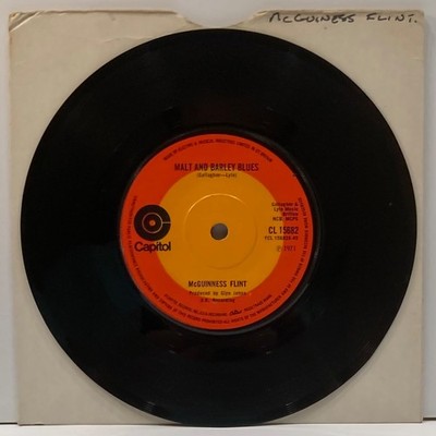 McGuinness Flint Malt And Barley Blues Capitol 70s Vinyl 45