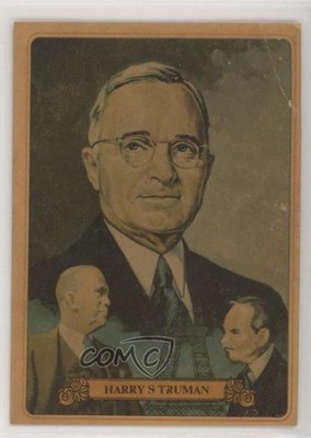 1976 Bel-Art Know Your US Presidents Colonial Bread Harry S Truman #32 z6d
